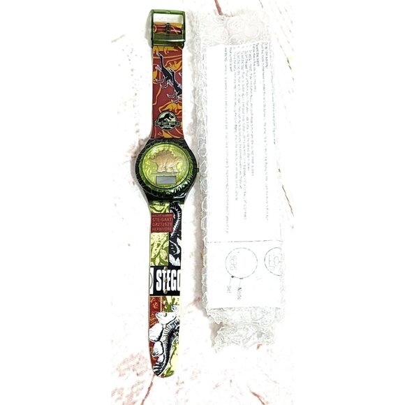 Burger King 1997 The Lost World Jurassic Park Collectible Watch – Rare Vintage